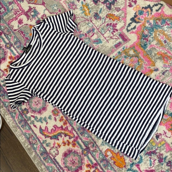 Forever 21 Dresses & Skirts - Forever 21 Navy/White Striped Fitted Dress
